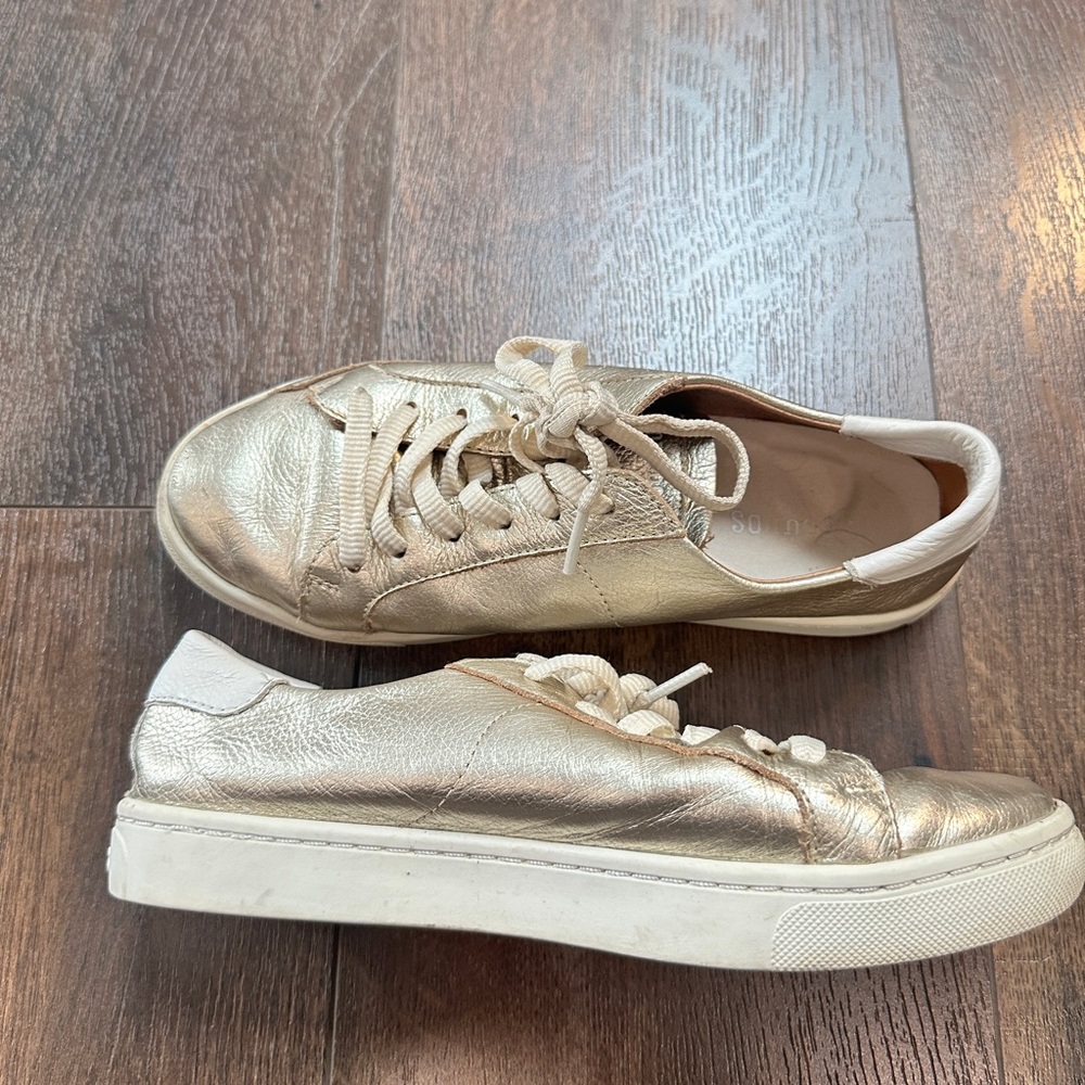 Soludos Gold Women's Sneakers